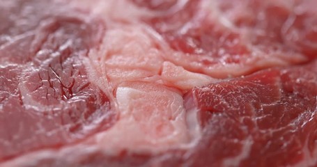 Canvas Print - Close up of beef steak texture