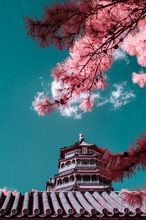 The Summer Palace Of Beijing,in Infrared Light