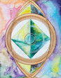 © ChaoShu Li/Stocksy - Hand-drawn mandala pattern, with watercolor paints and watercolor paper.