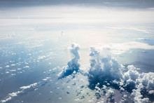 Beautiful Cloud Scenery Over The South China Sea, From The Air