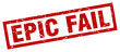 © Aquir - square grunge red epic fail stamp