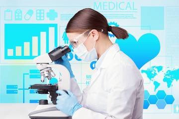 Wall Mural - scientist.