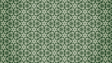 Green Vintage Decorative Floral Ornament Wallpaper Pattern Image