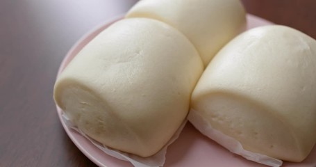 Sticker - Finger touch on the chinese steamed buns