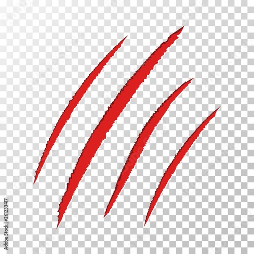 Animal Claws Scratches On Transparent Background Claws Scratching