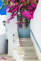 Wall Mural - Traditional authentic Greece series - old streets of Naxos island, Cyclades