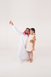 © Mahmoud Rahall - Arab father with his daoghter showing her something