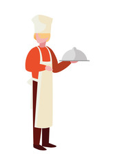 Wall Mural - chef worker avatar character