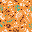 © Cienpies Design - Abstract african art tribal seamless pattern
