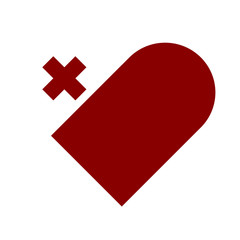 Sticker - Tonga Flag Heart