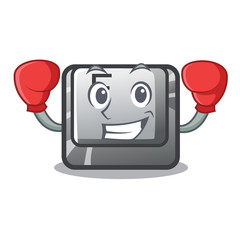 Sticker - Boxing F button in the character shape