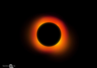 Wall Mural - black hole vector