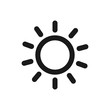 © Elnur - Sun icon. Brightness icon. Sun illustration for website, interfaces, mobile apps