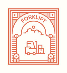 Sticker - FORKLIFT ICON CONCEPT