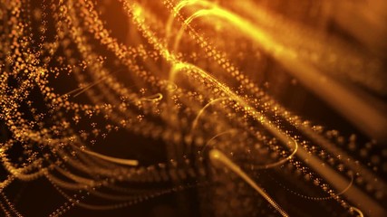 Wall Mural - Abstract vector flame beam lines. Dynamic intro animation background.