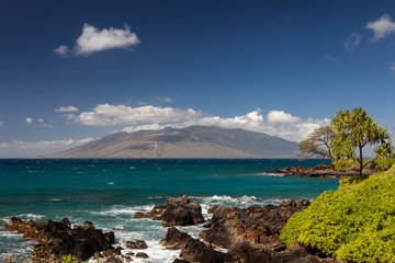 Wall Mural - Coastline at Wailea point