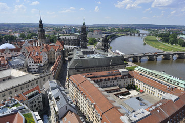 Wall Mural - Elbe river in Dresden, Germany