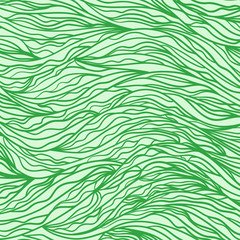 Wall Mural - Wavy background. Hand drawn waves. Stripe texture with many lines. Waved pattern. Colored illustration