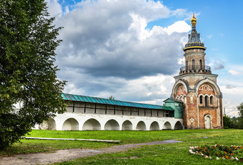 Poster - Candle tower in the Borisoglebsky Monastery in Torzhok, Russia