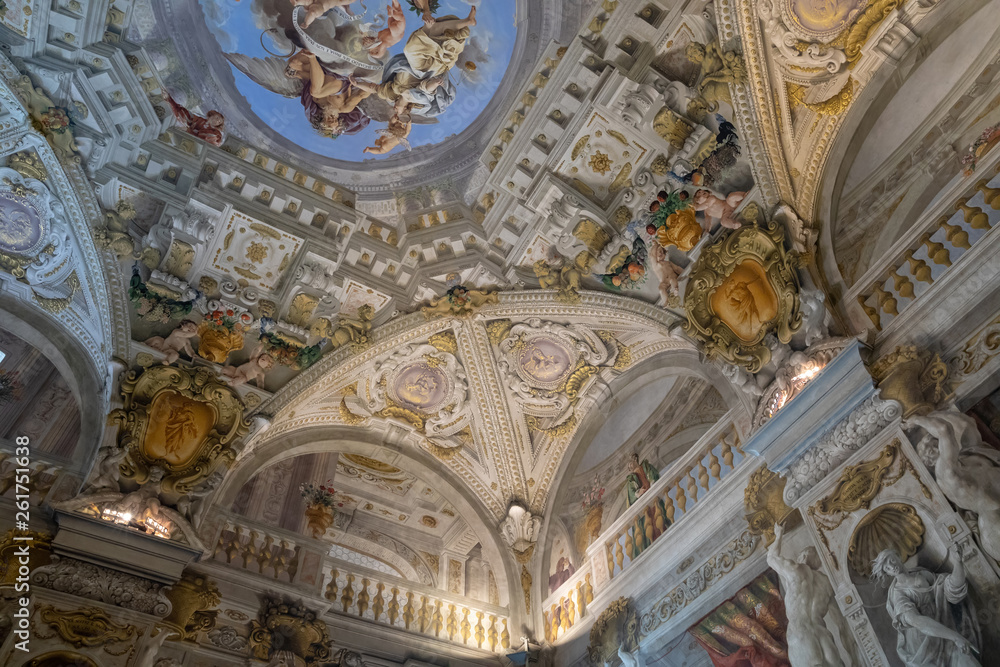 Panoramic View Of Interior And Arts Of Palazzo Pitti Foto