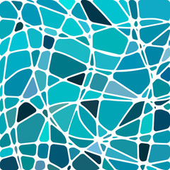 Wall Mural - abstract vector stained-glass mosaic background