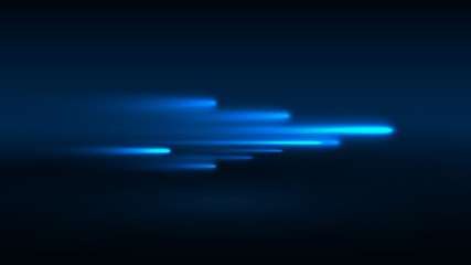 Wall Mural - blue linear spark light splash of energy