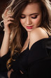 © viktoria_koks - fair-haired girl with curly hair/advertising