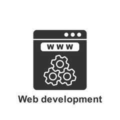 Online marketing, web development icon. Element of online marketing icon. Premium quality graphic design icon. Signs and symbols collection icon for websites, web design