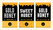 Honey labels and packaging design
