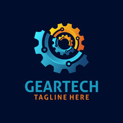 Gear tech logo design