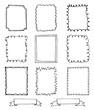 © ARTvektor - set of hand drawn doodle frames