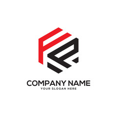 F initial logo design