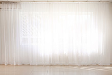 Light Curtains In Empty Room