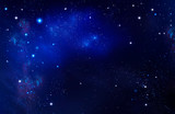 Fototapeta Na sufit - Deep space. Night sky, abstract blue background