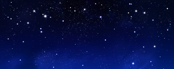background of the night sky with stars