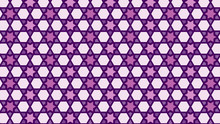 Purple Seamless Star Pattern Background Vector