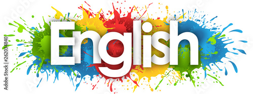 English word in splash’s background Stock Illustration | Adobe Stock