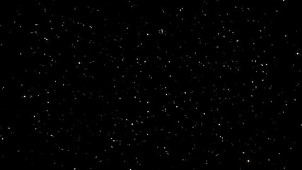 Wall Mural - night starry skies with twinkling and blinking stars seamless loop. abstract dark 3d animation with 
