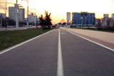 Fototapeta Miasto - city road