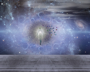 Wall Mural - the messenger of light
