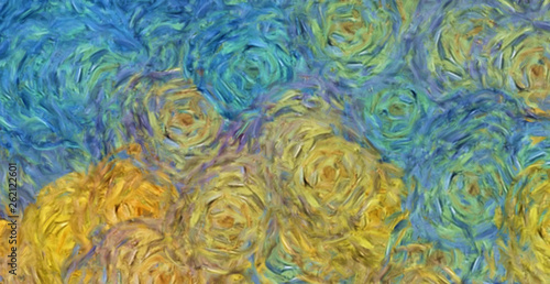 Obrazy Vincent van Gogh  streszczenie-tekstura-tlo-cyfrowe-malowanie-w-stylu-vincenta-van-gogha-recznie-rysowane