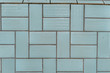 © Aleksander - Ceramic german tile abstract texture in light blue color, typical soviet tiles on typical buildings