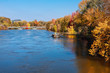 © soupstock - Iowa River in Iowa City, Iowa during autumn