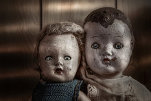 Scary Old Cracked Dolls