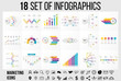 © agny_illustration - Vector 18 Set Of Infographics Template Design . Business Data Visualization Timeline with Marketing Icons most useful can be used for presentation, diagrams, annual reports, workflow layout