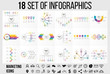 © agny_illustration - Vector 18 Set Of Infographics Template Design . Business Data Visualization Timeline with Marketing Icons most useful can be used for presentation, diagrams, annual reports, workflow layout