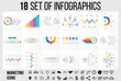 © agny_illustration - Vector 18 Set Of Infographics Template Design . Business Data Visualization Timeline with Marketing Icons most useful can be used for presentation, diagrams, annual reports, workflow layout