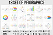 © agny_illustration - Vector 18 Set Of Infographics Template Design . Business Data Visualization Timeline with Marketing Icons most useful can be used for presentation, diagrams, annual reports, workflow layout
