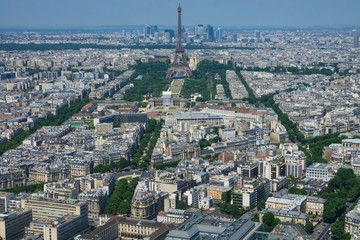 Champs de Mars et tour Eiffel - Paris