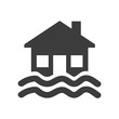 © Serhii - Flood icon on white background.